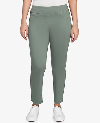 Ruby Rd. Petite Soft Denim Faux Pocket Pants