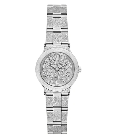 Michael Kors Women's Billie Three-Hand Silver-Tone Stainless Steel Watch, 26mm