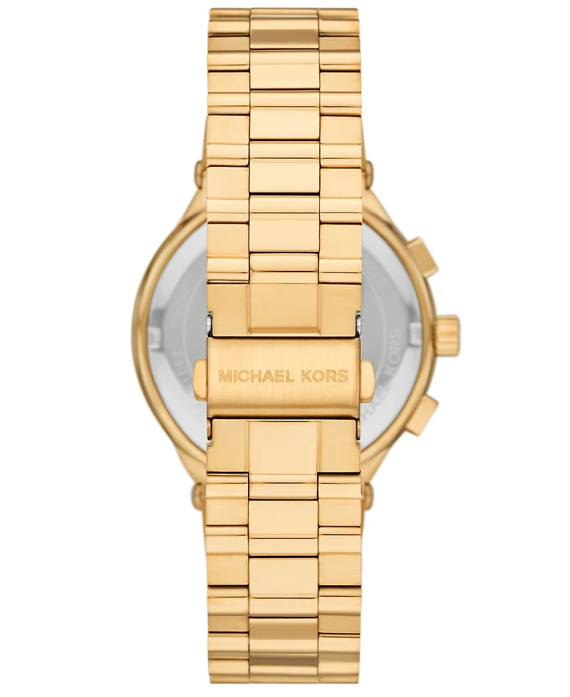 Michael Kors Men's Billie Chronograph Gold-Tone Stainless Steel Watch, 44mm