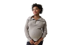 Ingrid + Isabel Maternity Cozy Quarter Zip Sweater