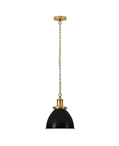 Hudson & Canal Elodie 12" Metal Pendant with Shade