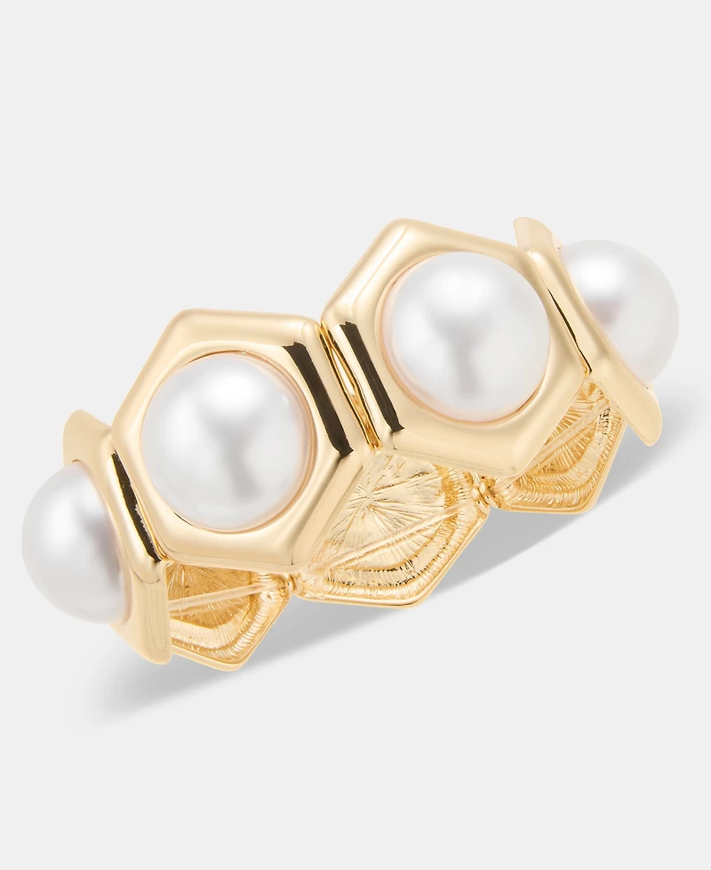 I.n.c. International Concepts Imitation Pearl Stretch Bracelet, Macy's Exclusive