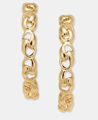 I.n.c. International Concepts Chain Hoop Earrings, Macy's Exclusive