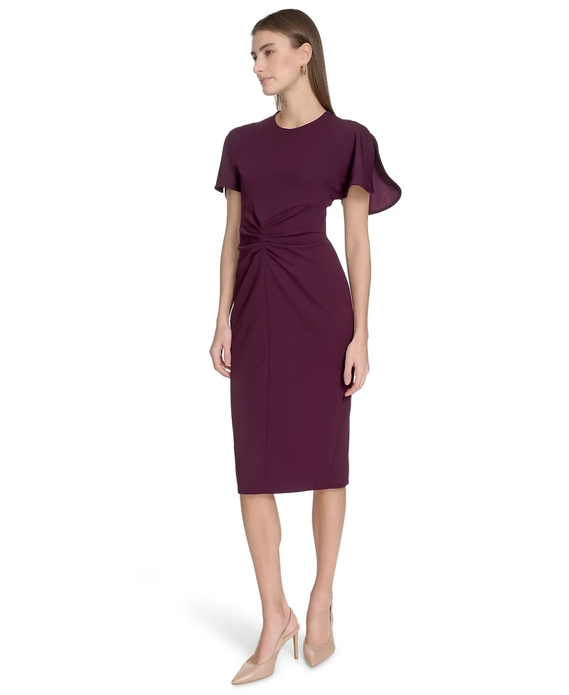 Calvin Klein Women's Scuba Crepe Sheath Dress
