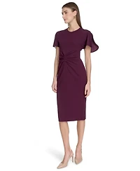 Calvin Klein Women's Scuba Crepe Sheath Dress