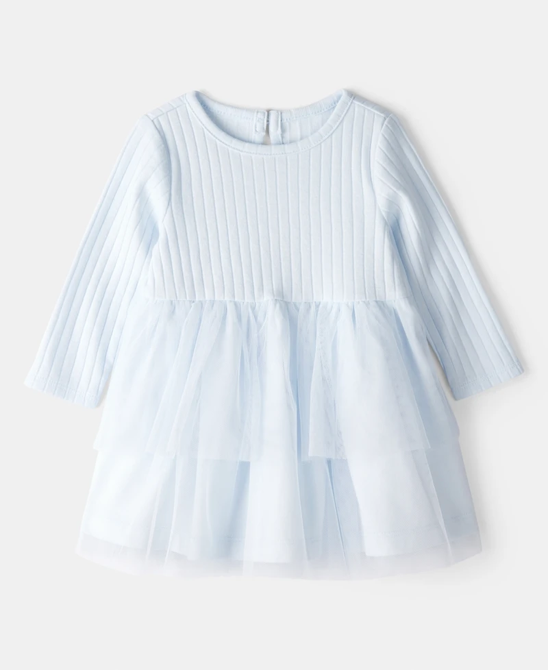 Carter's Baby Girls Long-Sleeve Tiered Tulle Dress
