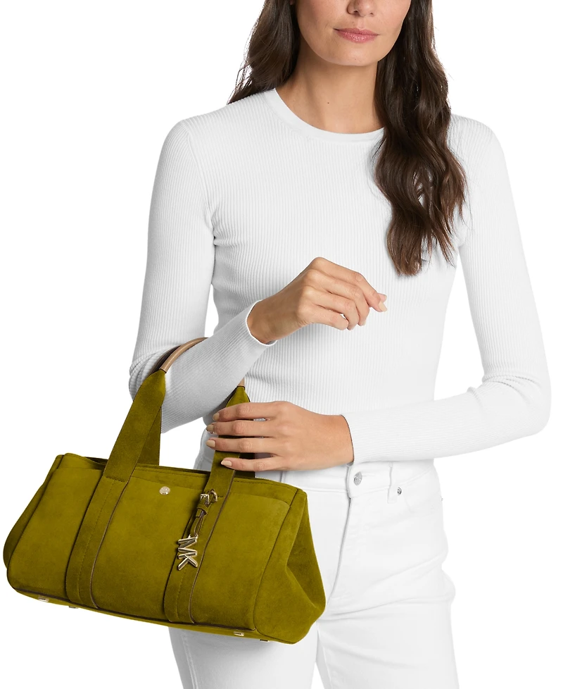 Michael Kors Romee Medium Leather East West Satchel
