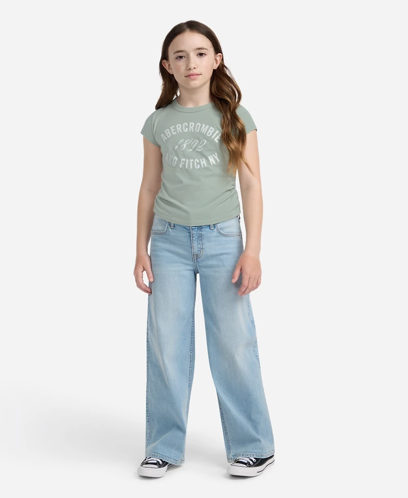 abercrombie kids Girls Ruched T-Shirt