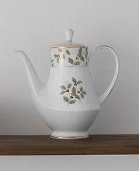 Noritake Holly & Berry Gold Coffee Server