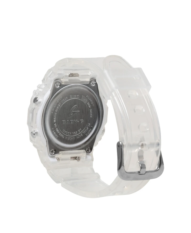 G-Shock Women's Clear Resin Watch, 37.9mm