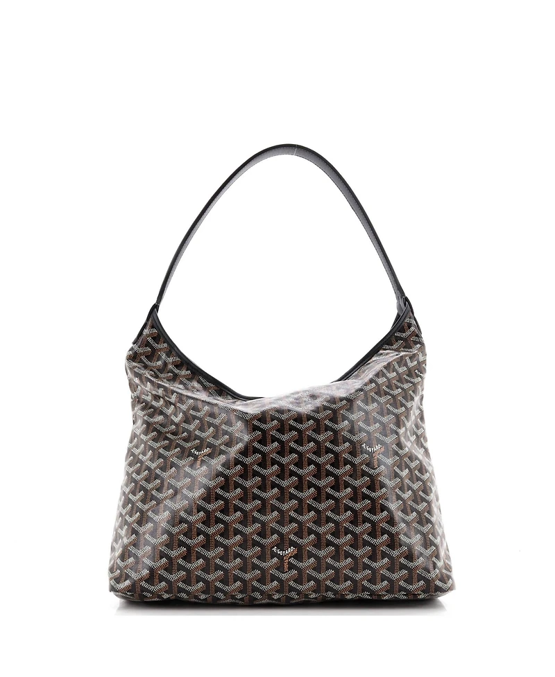 Pre-Owned Goyard Boheme Hobo Printed Coated Canvas