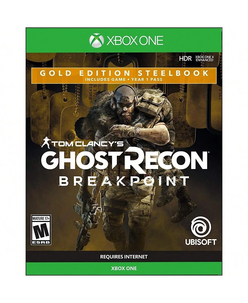Ubisoft Tom Clancy's Ghost Recon Breakpoint Steelbook Gold Edition for Xbox One