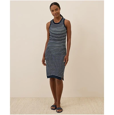 Pact Women's Beachside Linen Crochet Cover-Up