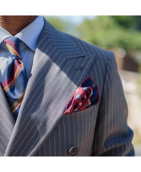 Elizabetta Men's Pantera - Silk Pocket Square for Men