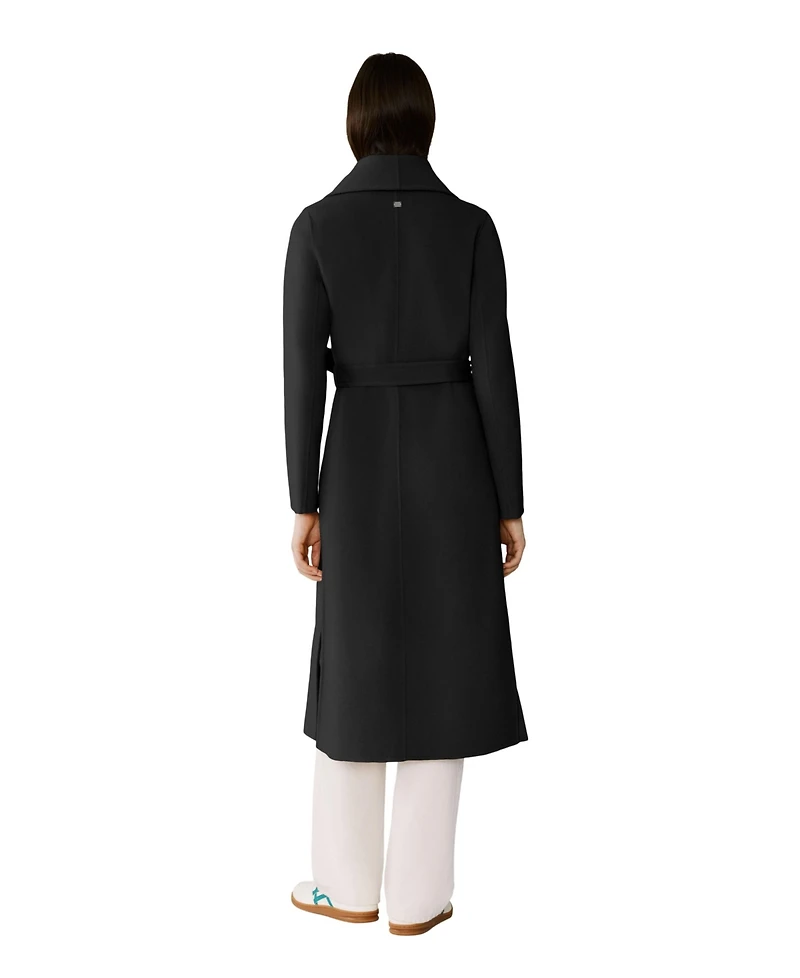 Soia & Kyo Women's Britta-u Double Face Wool Wrap Coat