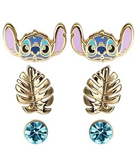 Disney Lilo Stitch 3 Piece Stud Earring Set