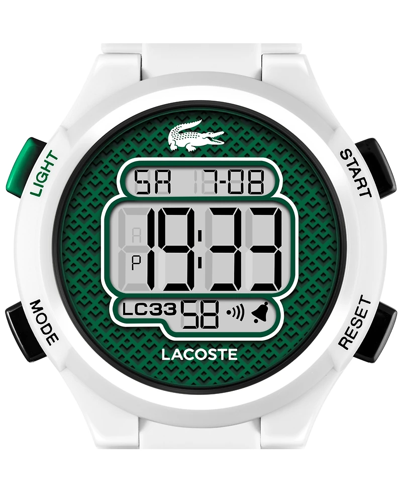 Lacoste Kid's LC33 White Silicone Strap Watch, 32.6mm