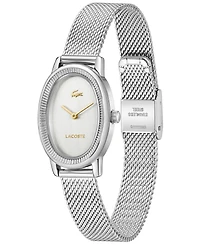 Lacoste Women's Parisienne Silver Tone Stainless Steel Bracelet Watch, 22mm