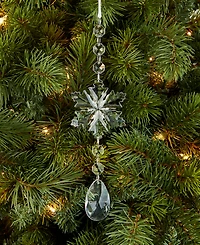 Holiday Lane Iced Delight Glass Pendant Ornament, Macy's Exclusive