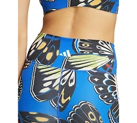 adidas Women's Farm Butterfly-Print 7/8 Leggings