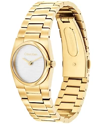 Calvin Klein Women's Ck Unite Gold Tone Stainless Steel Bracelet Watch 26mm