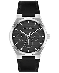 Calvin Klein Men's Ck Motion Leather Strap Watch 39mm