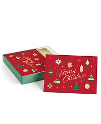 Masterpiece Studios Retro Ornaments Holiday Boxed Cards