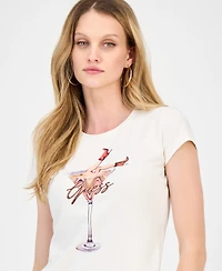 Guess Women's Tini Boots Espresso T-Shirt
