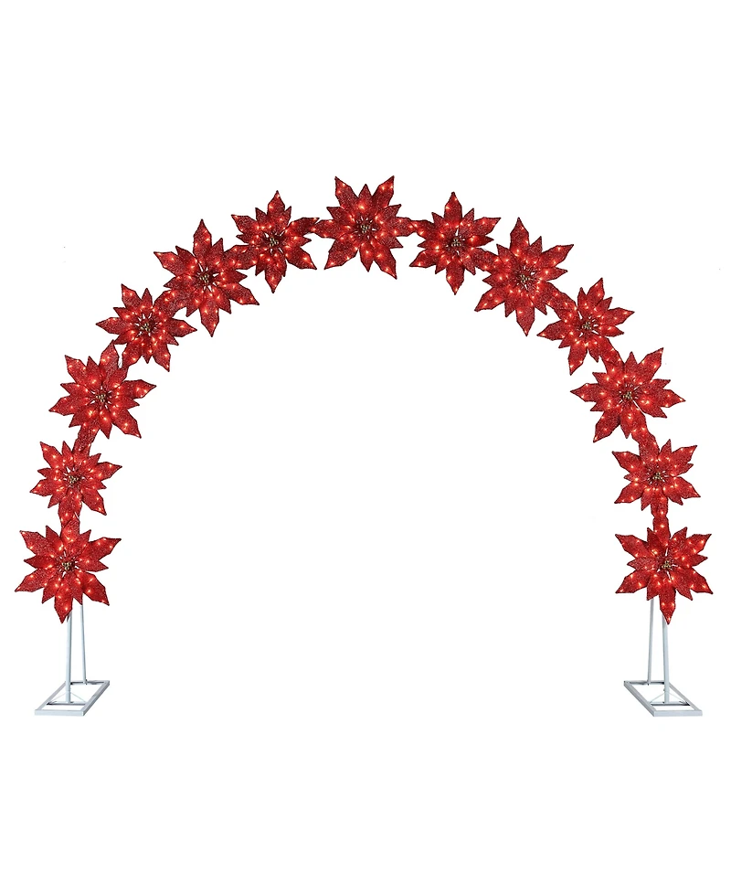 Mr. Christmas Poinsettia Illuminated Arch