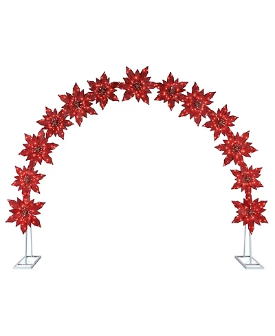 Mr. Christmas Poinsettia Illuminated Arch