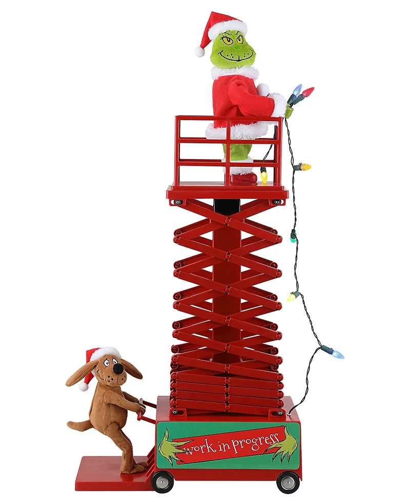 Mr. Christmas Santa's Lift Grinch Scissor Lift