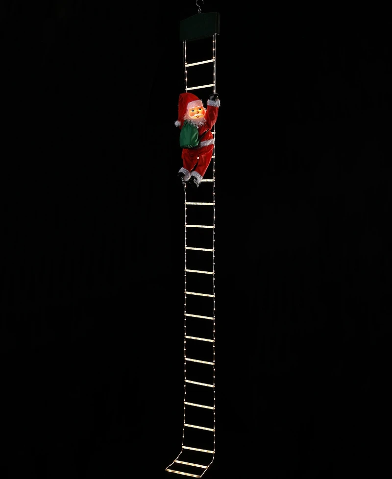 Mr. Christmas Super Climbing Outdoor Rope Ladder Climbing Santa
