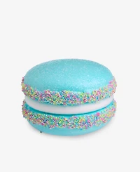 Holiday Lane Sugar Plum Large Blue Macron With Sprinkles Ornament, Macy's Exclusive