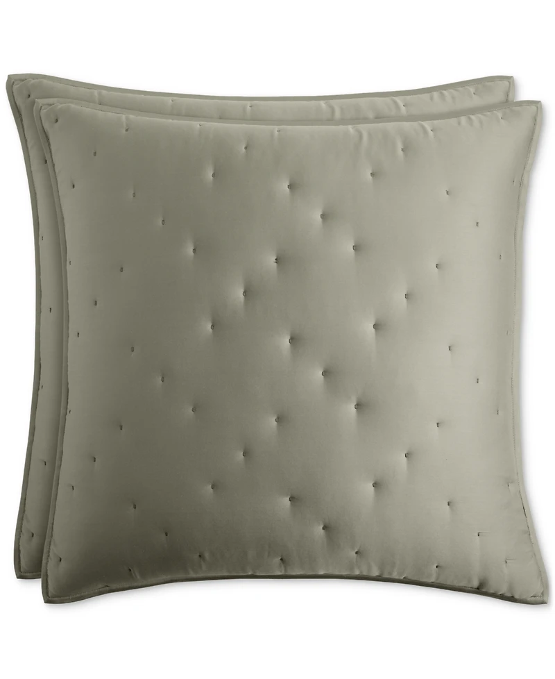 Hotel Collection Lyocell Quilted 2-Pc. Sham Set, Euro, Macy's Exclusive