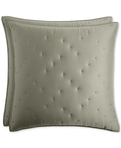 Hotel Collection Lyocell Quilted 2-Pc. Sham Set, Euro, Macy's Exclusive
