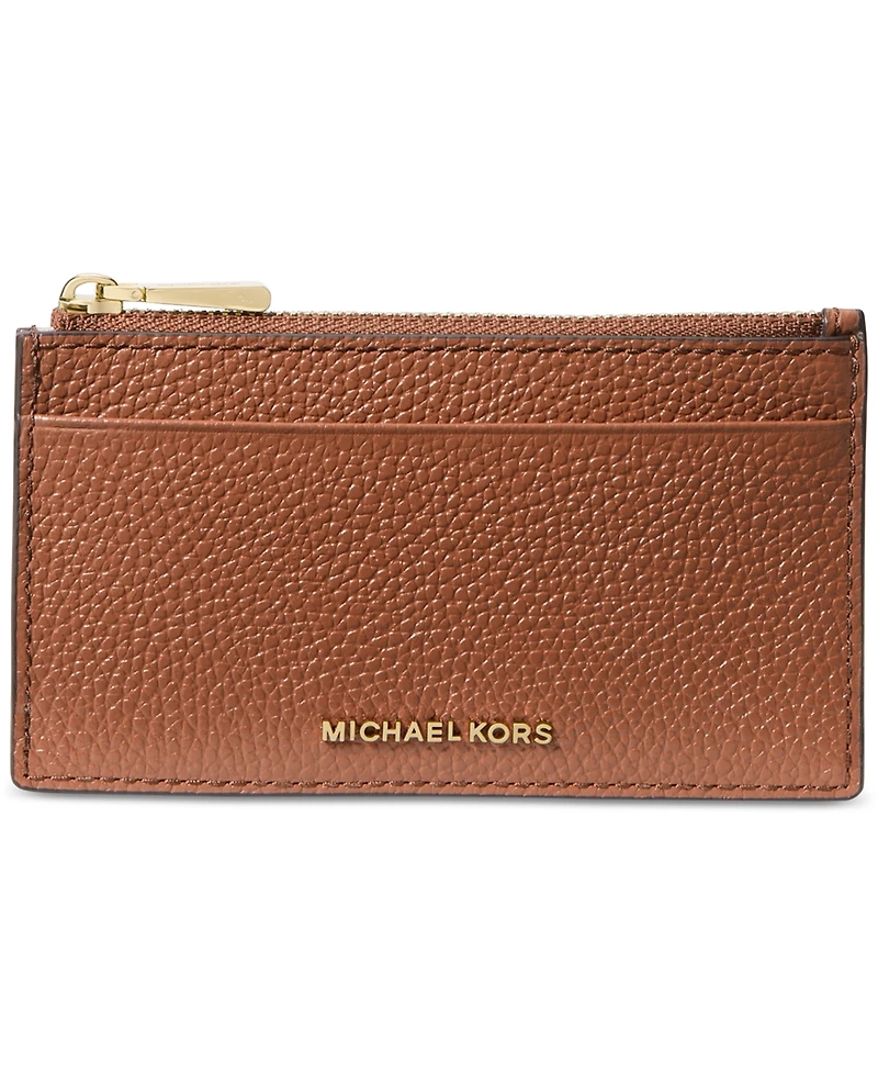 Michael Kors Jet Set Leather Zip Key Card Case