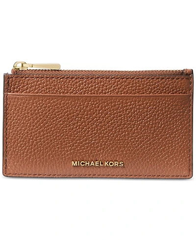 Michael Kors Jet Set Leather Zip Key Card Case