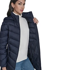 Charter Club Women's Packable Hooded Puffer Coat, Created for Macy's