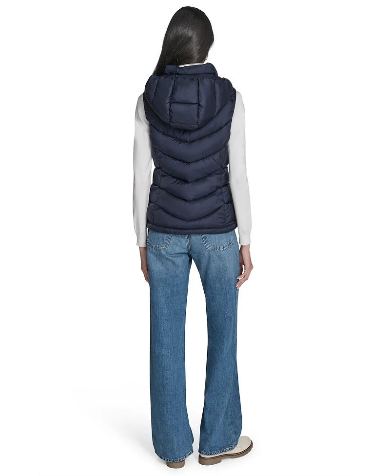 Charter Club Women's Packable Hooded Puffer Vest