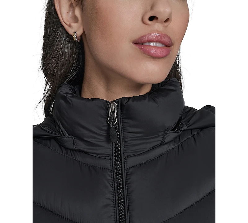 Charter Club Women's Packable Hooded Puffer Vest