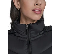 Charter Club Women's Packable Hooded Puffer Vest