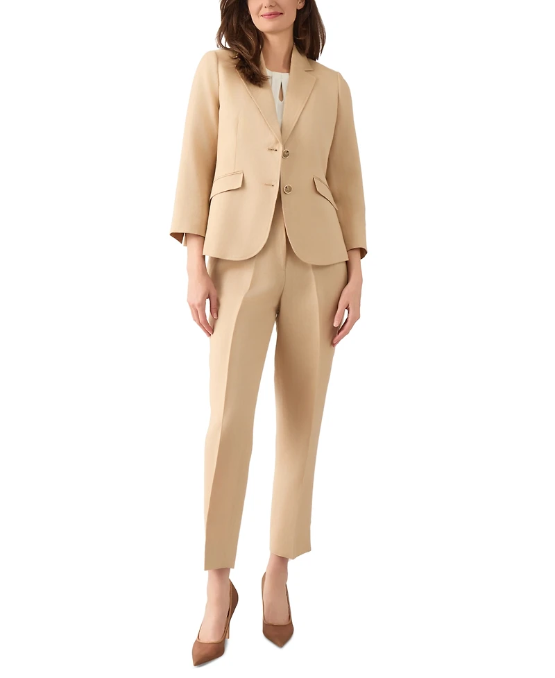 Kasper Women's Notch-Collar Button-Front Blazer