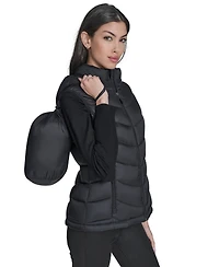 Charter Club Women's Packable Hooded Puffer Vest