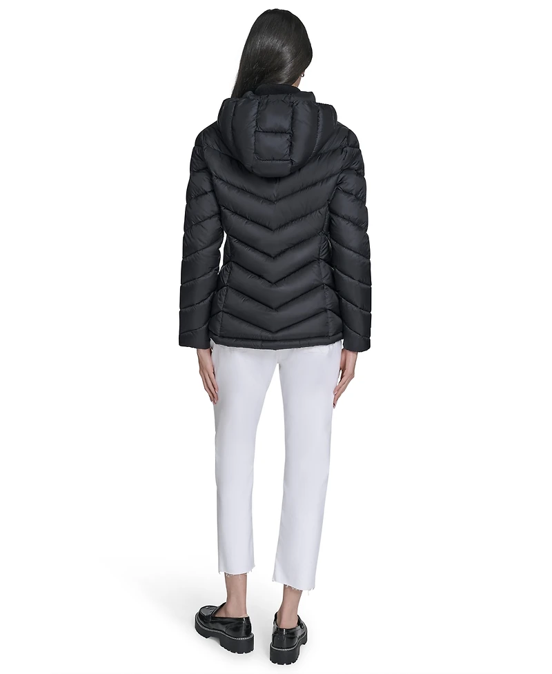 Charter Club Women's Packable Hooded Puffer Coat