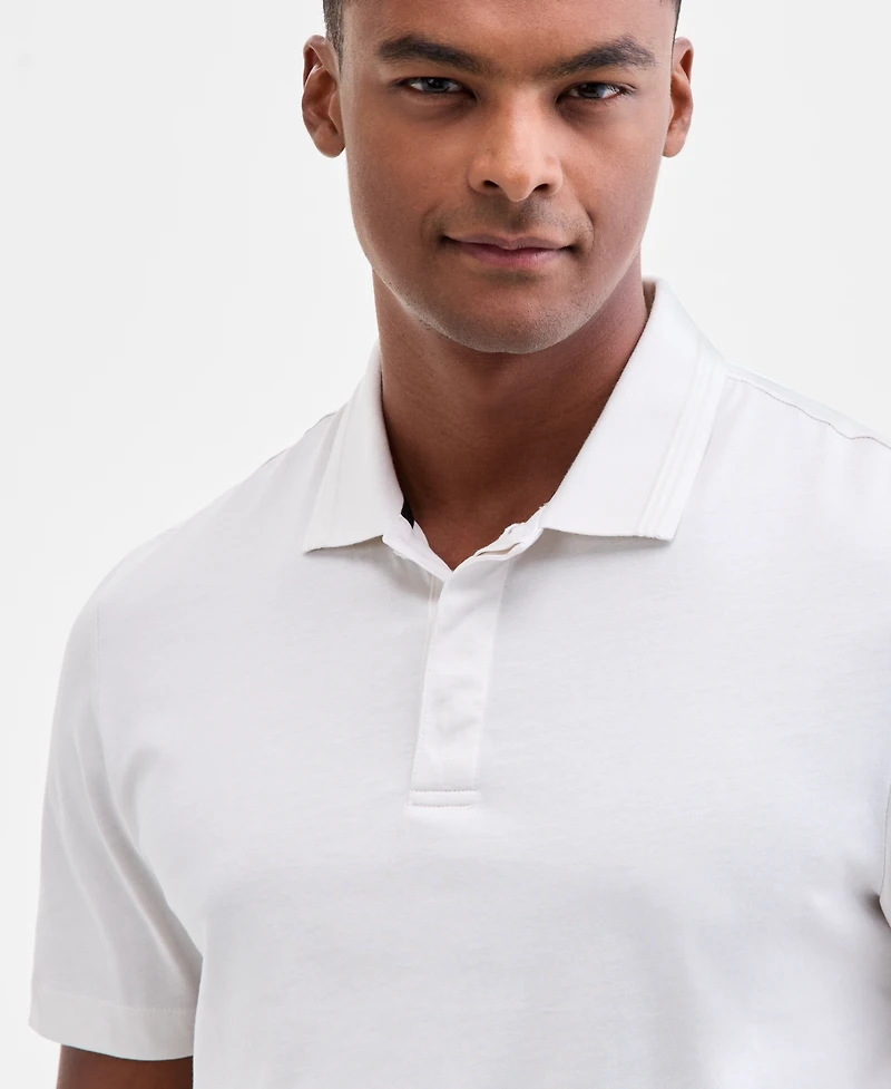 Alfani Men's Regular-Fit Mercerized Polo Shirt, Created for Macy's