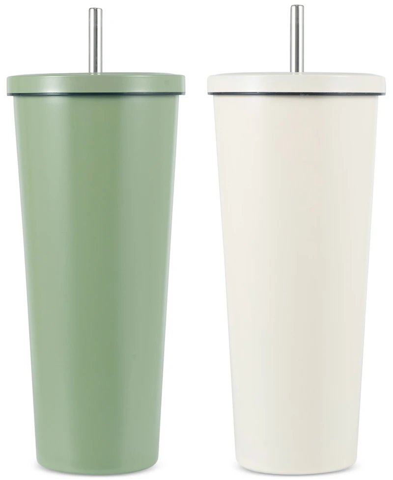 Art & Cook 22-Oz. Water Hydration Bottles, Set of 2