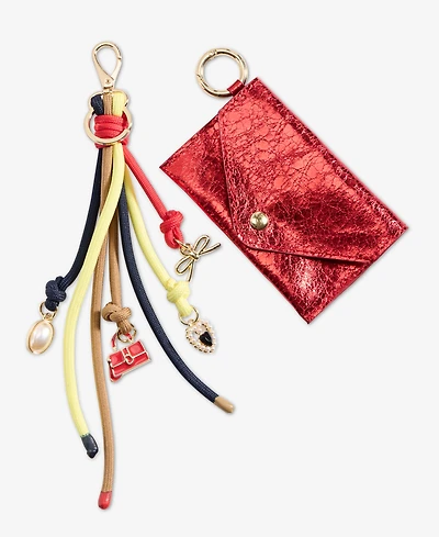 On 34th Card Case & Multi-Charm Beaded Keychain
