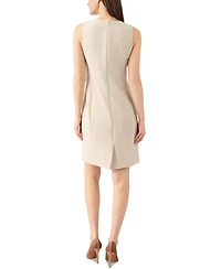Kasper Women's Sleeveless Multi-Seam Sheath Dress, Regular & Petite
