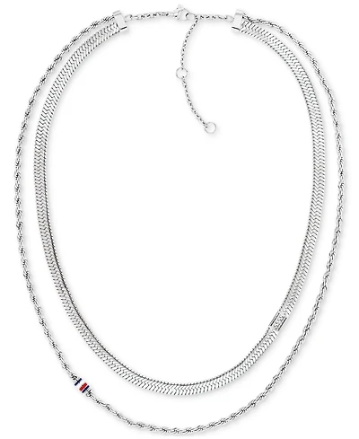 Tommy Hilfiger Layered Collar Necklace, 16" + 2" extender