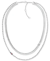 Tommy Hilfiger Layered Collar Necklace, 16" + 2" extender